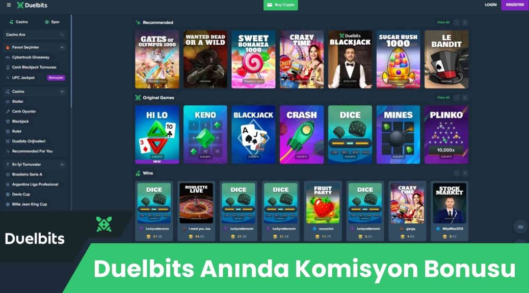 Duelbits Anında Komisyon Bonusu