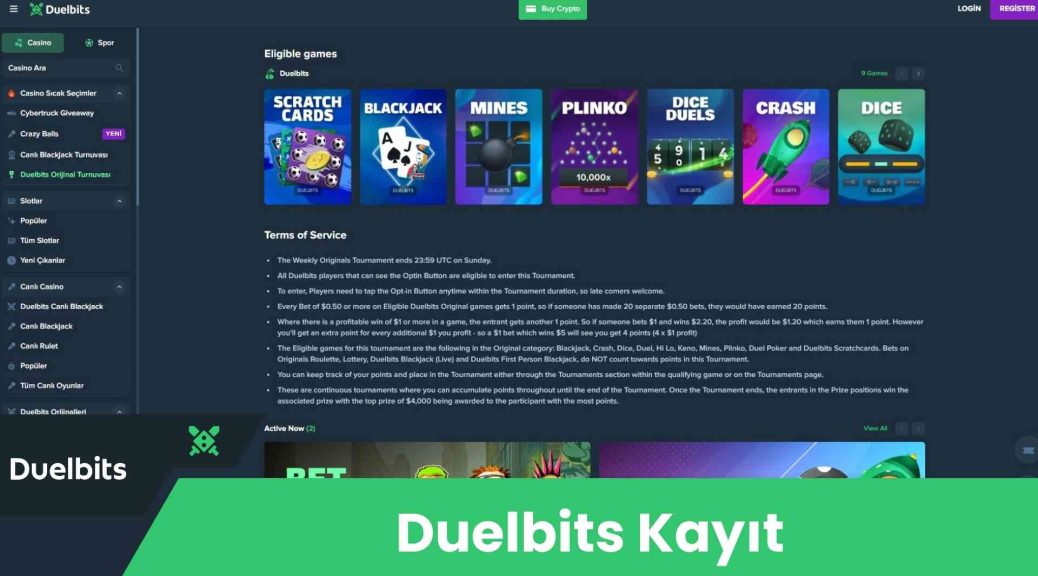 Duelbits Kayıt