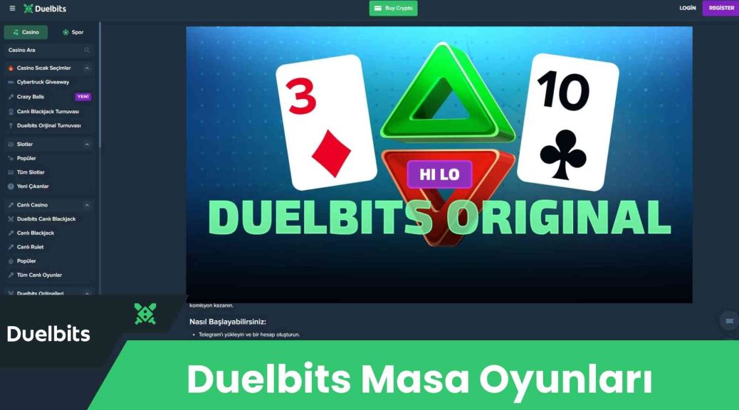 Duelbits Masa Oyunları