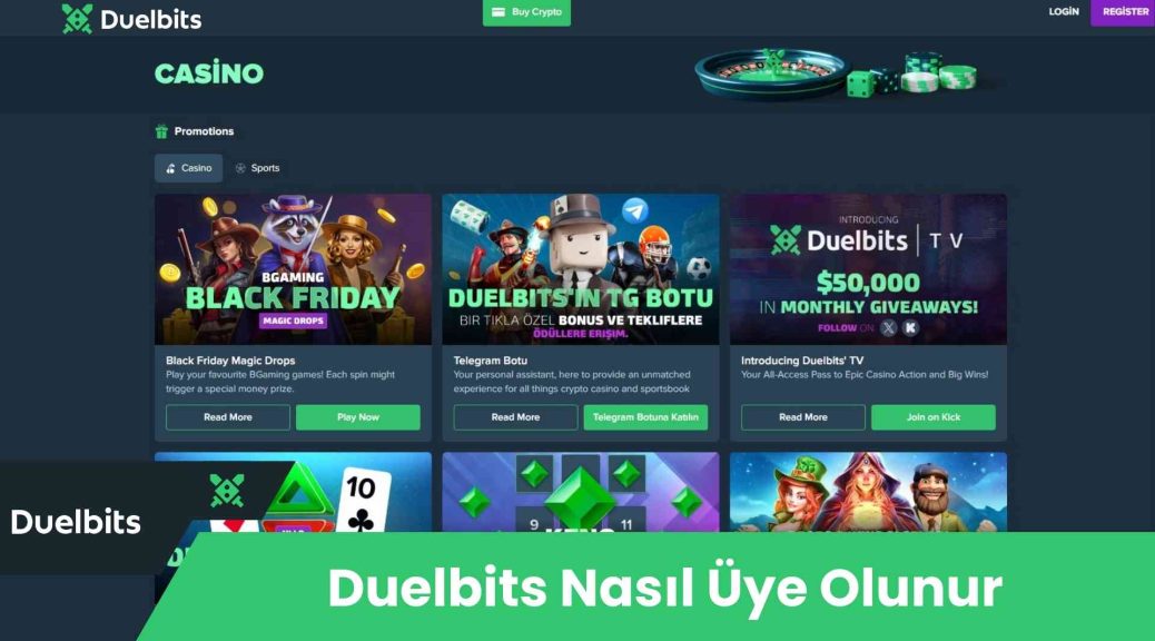 Duelbits Nasıl Üye Olunur