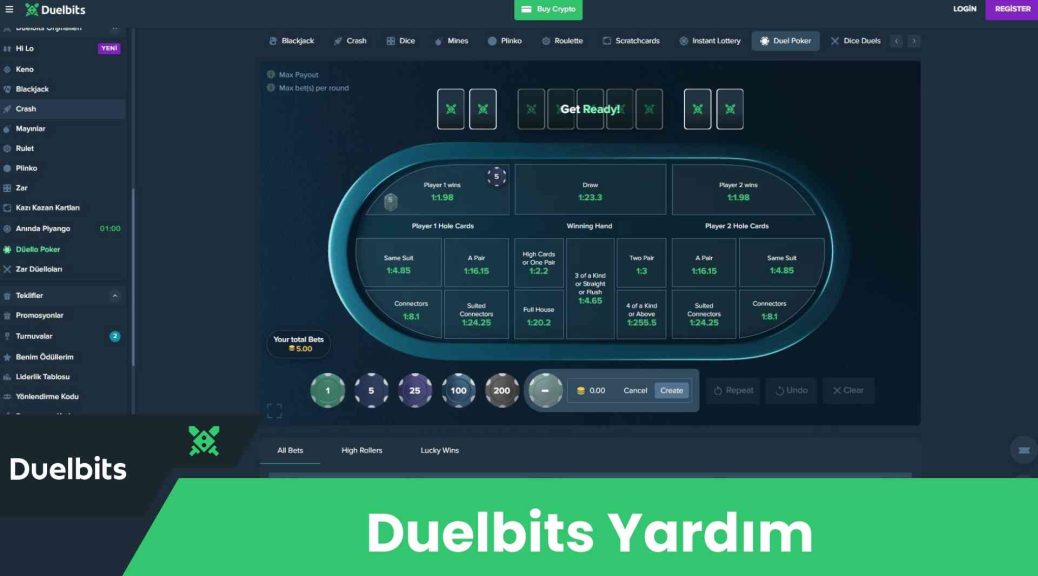Duelbits Yardım